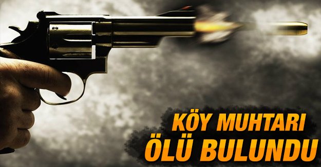 Köy muhtarı ölü bulundu