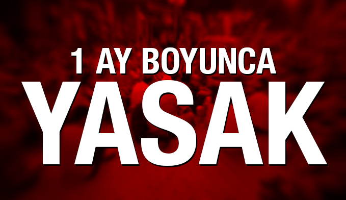 Artvin'de miting ve yürüyüşler 1 ay boyunca yasak