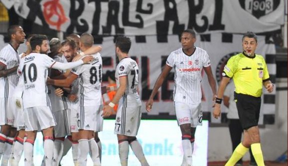 Beşiktaş ilk kez deplasmanda mağlup etti