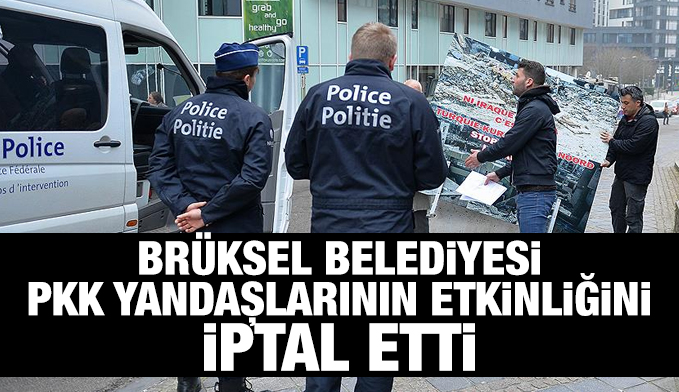 Brüksel Belediyesi PKK yandaşlarının etkinliğini iptal etti