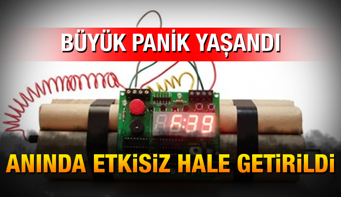 'Dinamit çalar saat'la su parası ödemeye gidince...