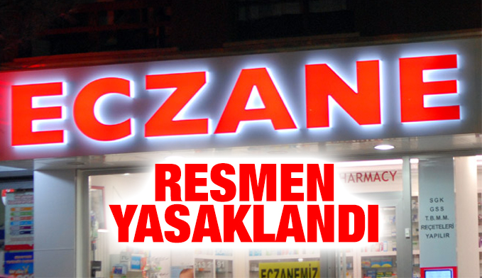 Eczane levhalarına ışıklandırma yasaklandı