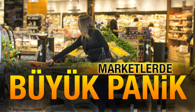 Markette tüketici güveni paniği çıktı