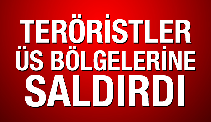 PKK'lı teröristler Derecik'te üs bölgelerine saldırdı