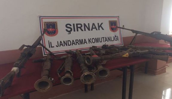 PKK'ya ait silah ve mühimmat ele geçirildi