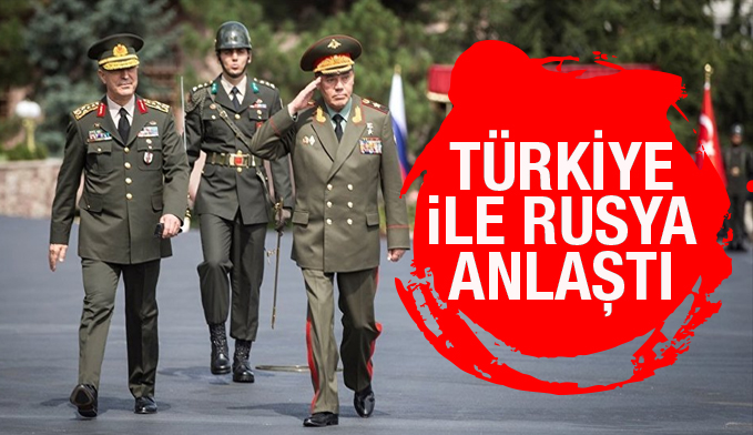 Rus ve Türk Genelkurmay Başkanları o konuda anlaştı