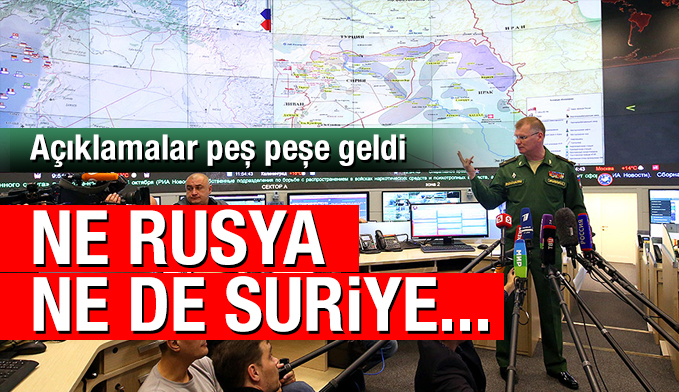 Rusya ve Suriye'den açıklama