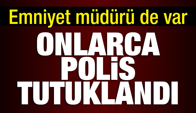 61 polis tutuklandı