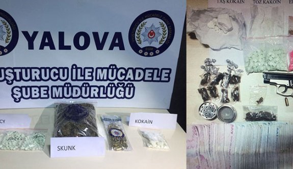 Şans oyunu talihlileri uyuşturucu satarken yakalandı