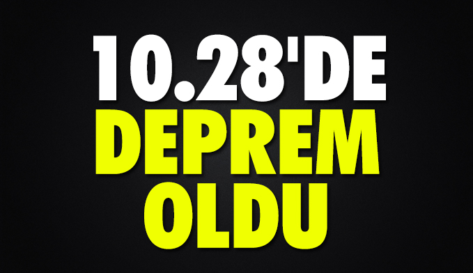 Manisa Alaşehir'de deprem oldu