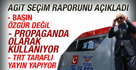 AGİT seçim raporonu açıkladı