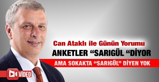 Anketler “Sarıgül “diyor ama sokakta “Sarıgül” diyen yok