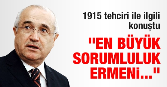 Cemil Çiçek'ten 1915 tehciri ile ilgili açıklama
