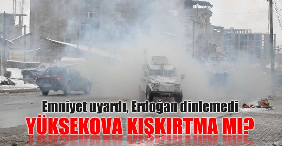 Emniyet uyardı, Erdoğan dinlemedi