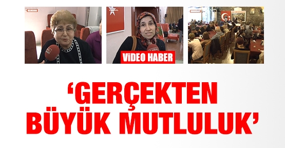 'Gerçekten büyük mutluluk'