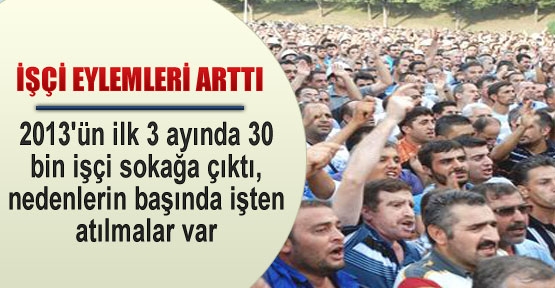 İşçi eylemler arttı!