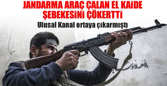 Jandarma araç çalan El Kaide şebekesini çökertti