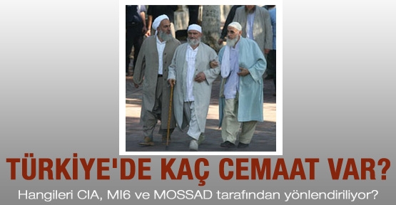 Türkiye'de kaç cemaat var?