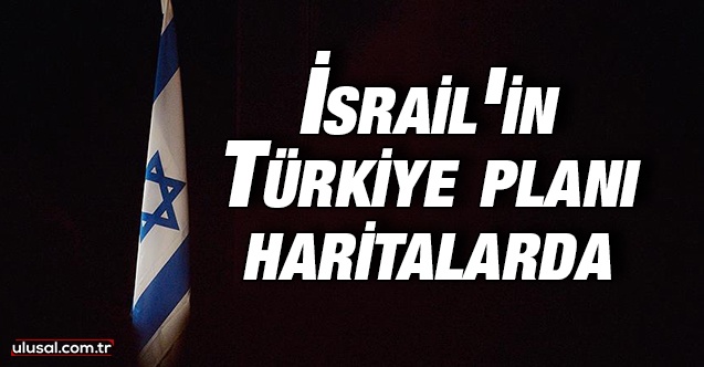İsrail sokaklarında Türkiye haritası