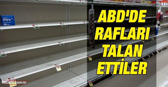 ABD'de omikron nedeniyle marketler talan edildi