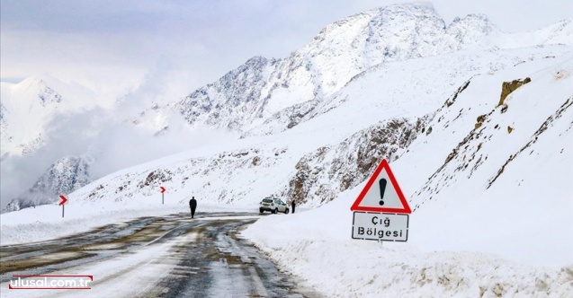 Meteoroloji'den 4 şehre kar ve çığ uyarısı