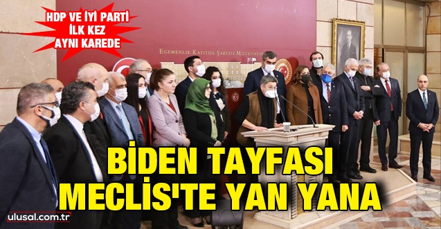 TTB Başkanı Fincancı ile CHP, HDP ve İYİ Partili vekiller Meclis'te ortak açıklama yaptı