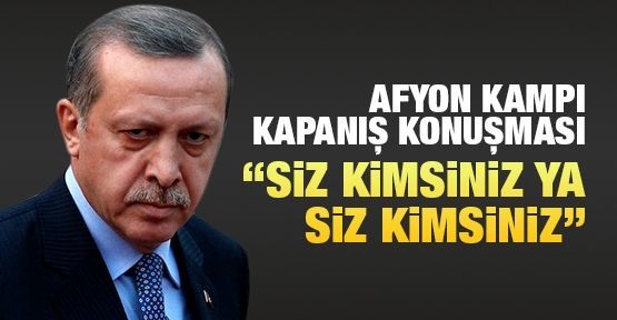 Afyon kampı kapanış konuşması