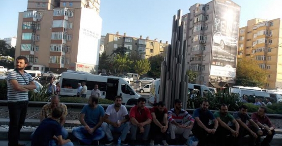 AVM işçileri eylemde!