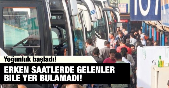 Bayram yoğunluğu başladı