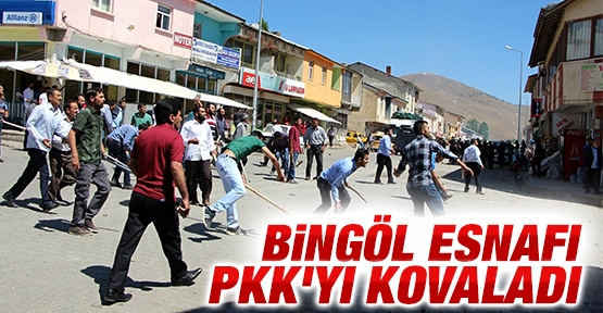 Bingöl esnafı PKK'yı kovaladı