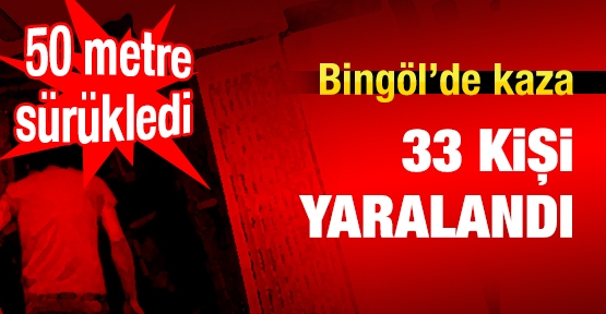 Bingöl'de feci kaza