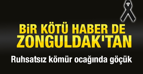 Bir kötü haber de Zonguldak'tan