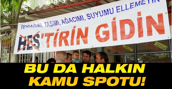 Bu da halkın kamu spotu!