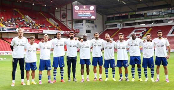 Fenerbahçe 'Soma' için oynadı