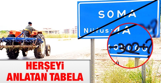 Herşeyi anlatan tabela