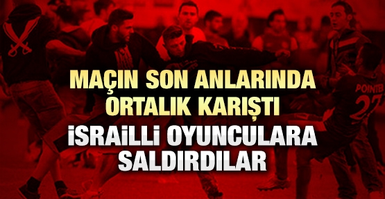 İsrail takımına Filistin şoku