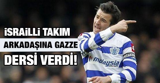 İsrailli takım arkadaşına Gazze dersi verdi!