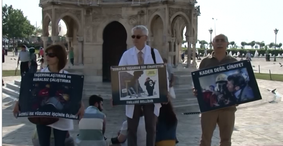İzmir'de Soma için vicdan nöbeti!