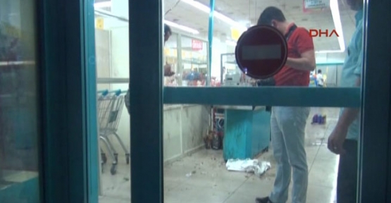 Markete Molotof; 2 yaşındaki çocuk ölümden döndü