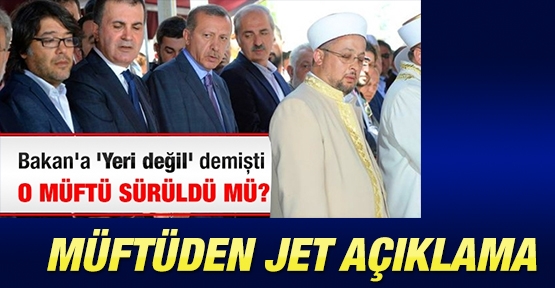 Müftüden jet açıklama