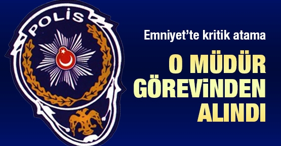 O müdür görevinden alındı