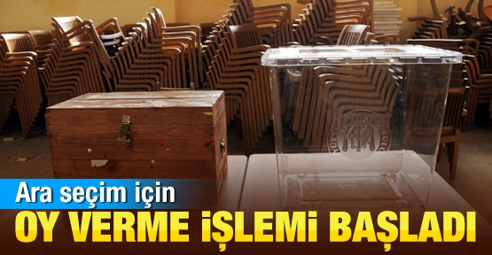 Oy verme işlemi başladı