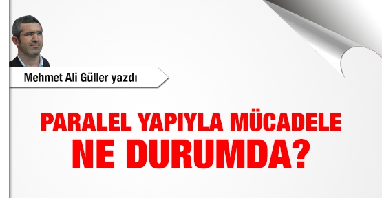 Paralel yapıyla mücadele ne durumda?