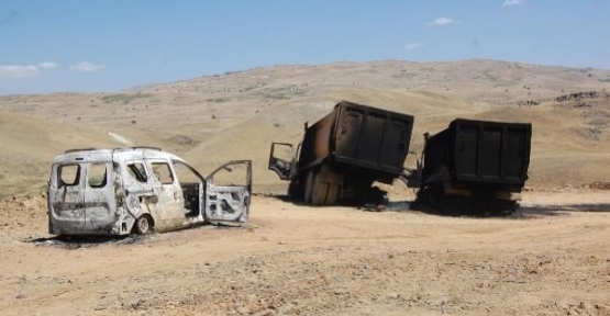 PKK'lılar karakol inşaatına saldırdı!