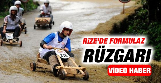 Rize'de Formulaz rüzgarı