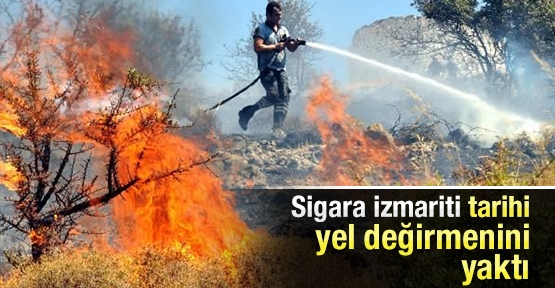 Sigara izmariti tarihi yel değirmenini yaktı