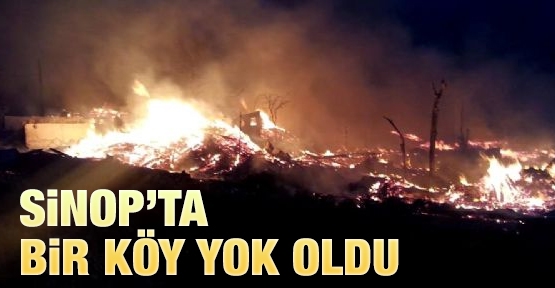 Sinop'ta bir köy yok oldu