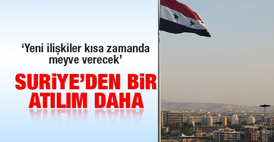 Suriye'den bir atılım daha