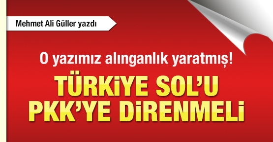 Türkiye Sol’u PKK’ye direnmeli