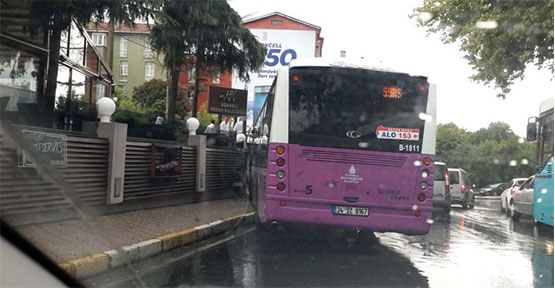 Yine İstanbul yine otobüs kazası